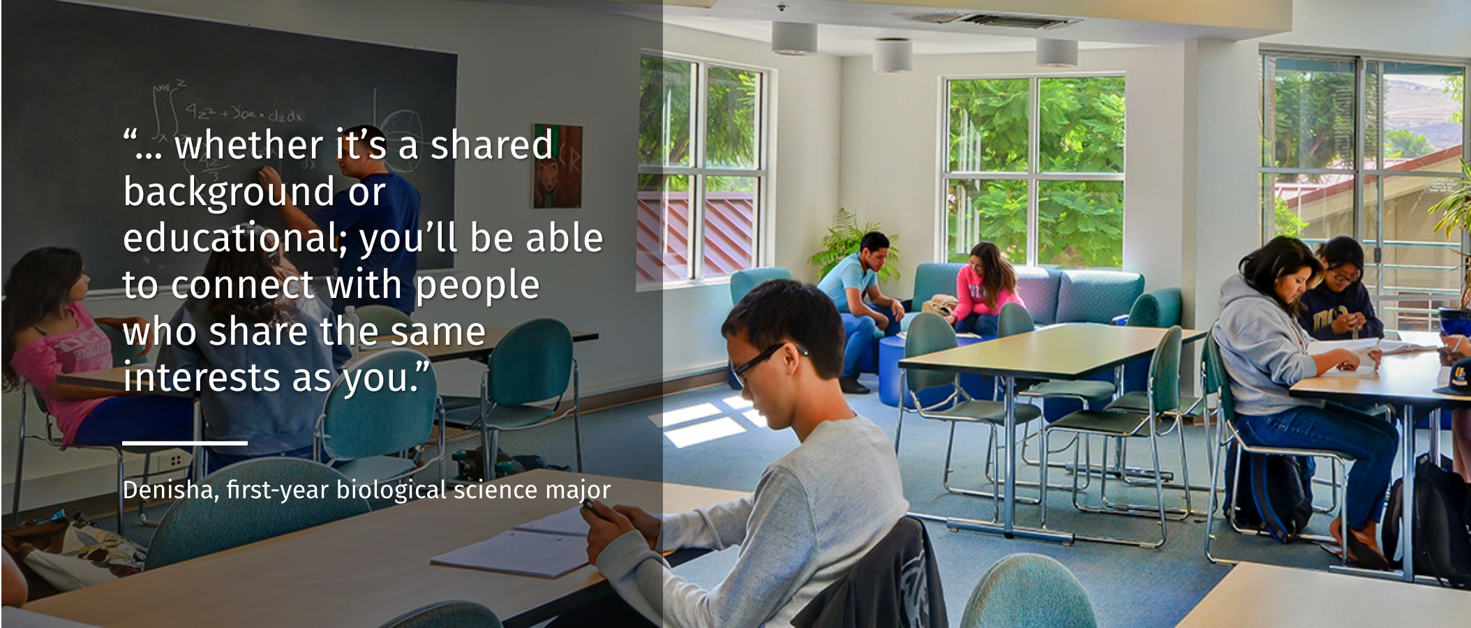 A testimonial about living in a Living-Learning Community from a student.