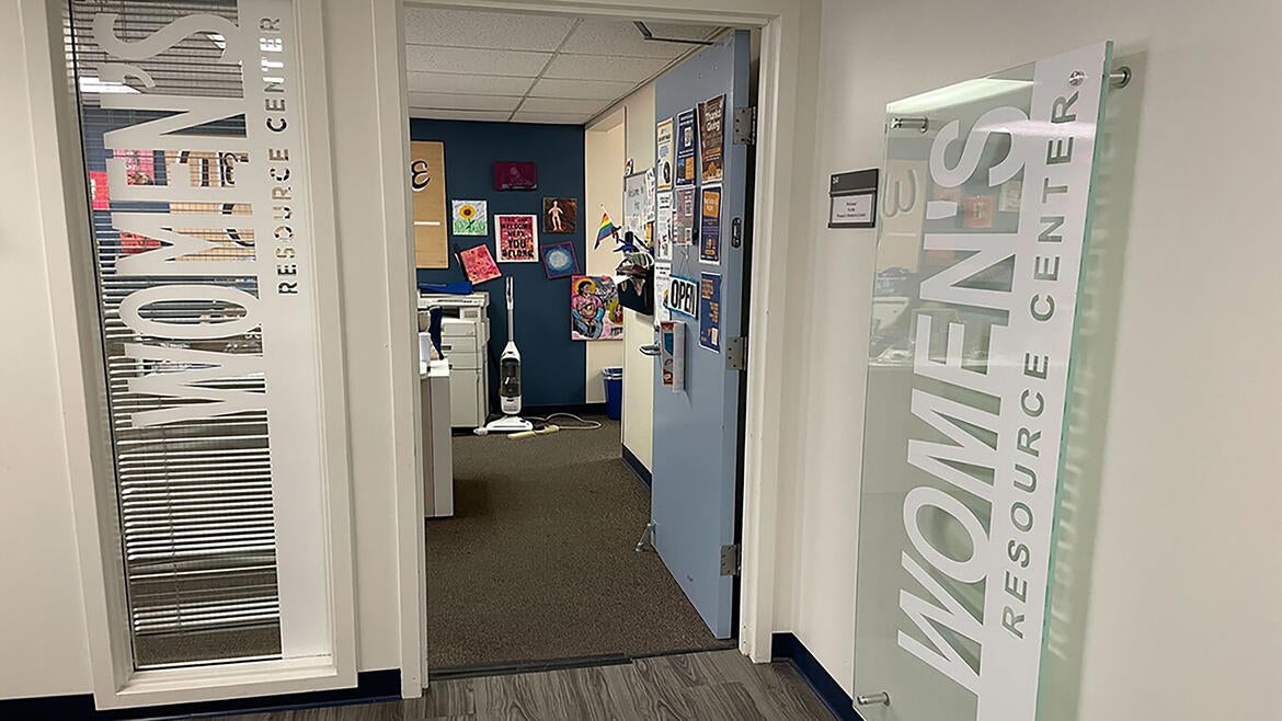 Entrance to the Women's Resource Center.