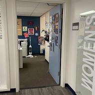 Entrance to the Women's Resource Center.