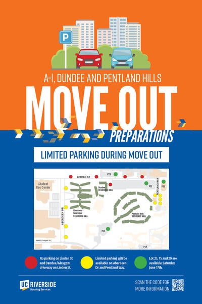 Residence Halls Move-Out Limited Parking