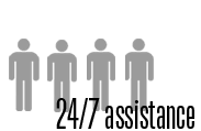 24/7 Assistance