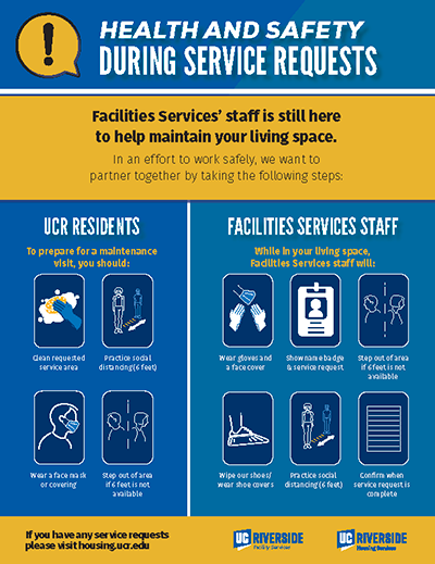 Facilities Safety Flyer | Housing Services