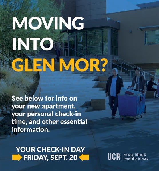 Moving into Glen Mor? See email text for more information.