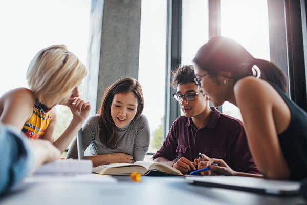 Students Studying