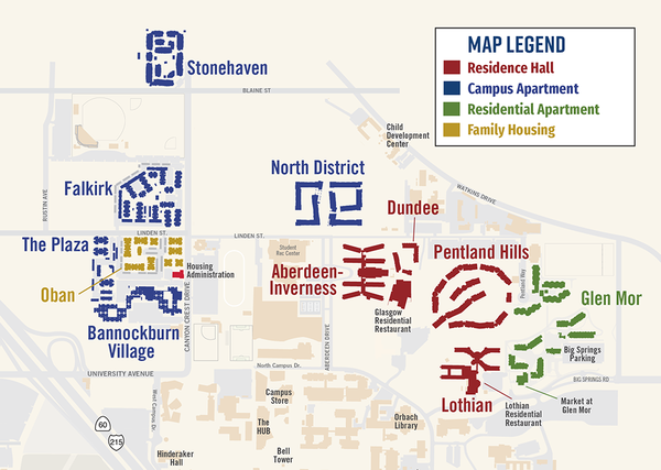 Ucr Housing Options Map Housing Services   Ucr Housing Options Map 2 