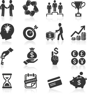 Icons of Financial Resources options