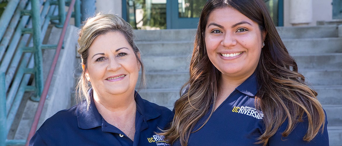 career opportunities two employees smiling