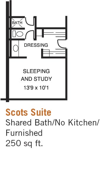 Bannockburn Scots Suite Floor Plan
