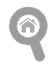 Search Local Listings Magnifying Glass with House Inside