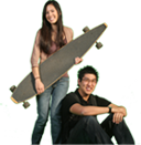 Dorm Request Dorm Request student with longboard